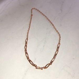 Rose gold necklace